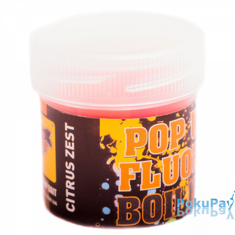 Бойлы CCBaits Fluoro Pop-Ups Citrus Zest 10mm 15шт (CCB002894)