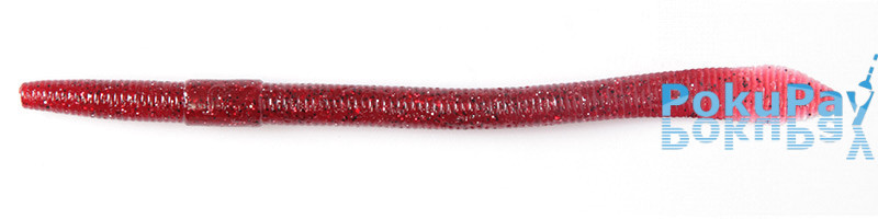 Слаг  Lucky John Wacky Worm 3,9 Solid Red 10шт (140135-S25)