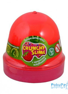 Лизун-антистрес MIC Crunchy Slime: Полуниця 120 г (80087)