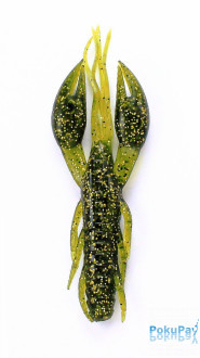 Nomura Real Craw (съедобный) 100мм 10.4гр. цвет-028 (glitter green) 6шт (NM74202810)