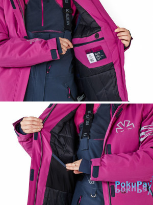 Куртка жіноча мембранна зимова Norfin Nordic Purple (До -30) M (542102-M)