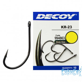 Гачок Decoy KR-23 Black Nickeled #5 12 шт