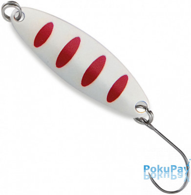 Блешня Nomura Isei Riu Spoon 3.7g 40mm White Red Stripes (NM46470137)
