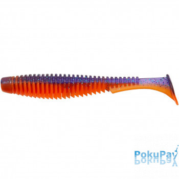 Віброхвіст FishUP U-Shad 4 #207 - Dark Violet/Orange 8шт