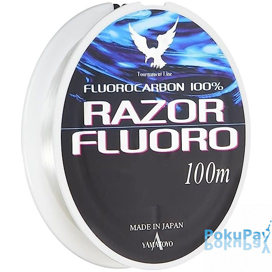 Флюорокарбон Yamatoyo Razor Fluoro 100m 0.165mm 4LB Clear-Fluoro