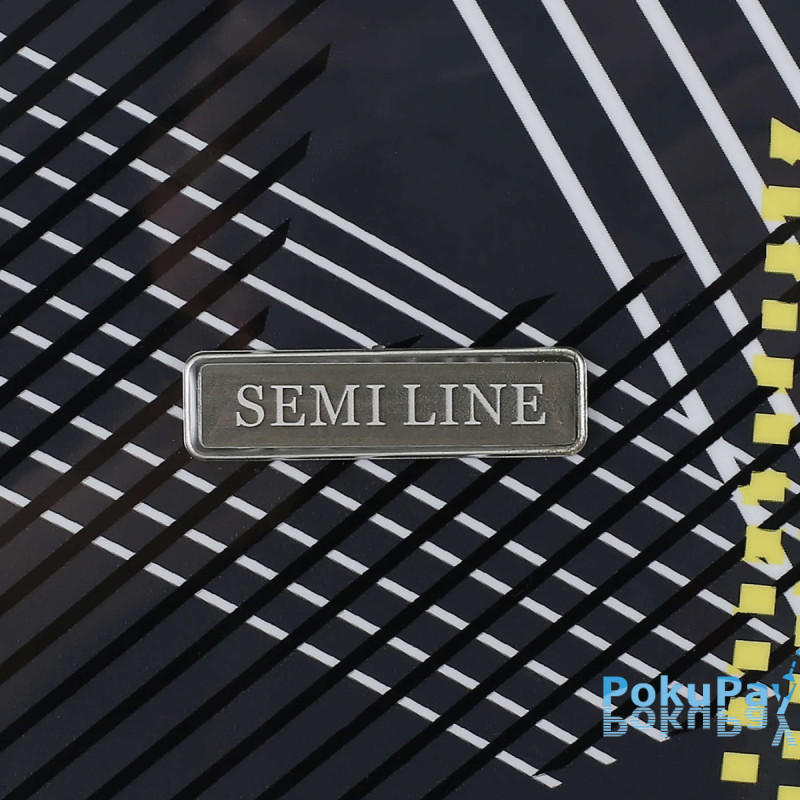 Валіза Semi Line 20 (S) Black Pattern (T5651-1)