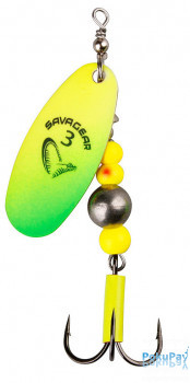 Блешня Savage Gear Caviar Spinner #4 14g 07-Fluo Yellow/Chartreuse