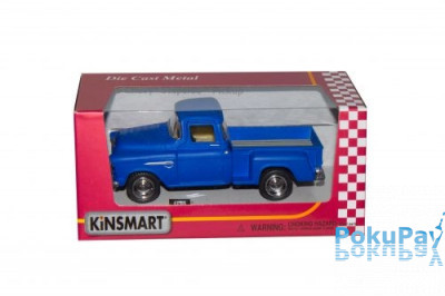 Автомодель Kinsmart (1:32) Chevy Steopside Pick-up Matte Color 1955 Синяя (KT5330WM)