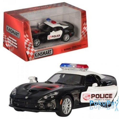 Автомодель Kinsmart (1:36) SRT Viper GTS Police 2013 (KT5363WP)
