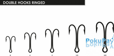 Lineaeffe Kaptura Double Hooks Ringed №6 (7954806)
