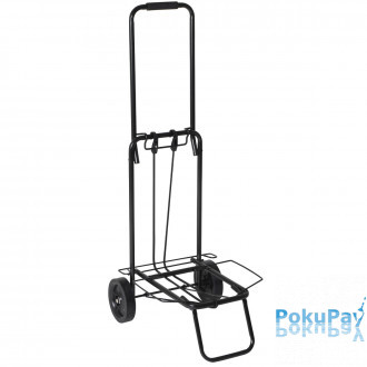 Візок господарський Bo-Camp Luggage Trolley Foldable 35 kg Black (5267281)
