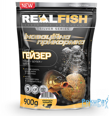 Real Fish Гейзер Кукуруза-Крамель 900г