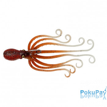 Октопус Savage Gear 3d Octopus 10cm 35g Sinking Brown Glow