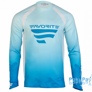 Реглан Favorite Basic Jersey F Logo XL блакитний