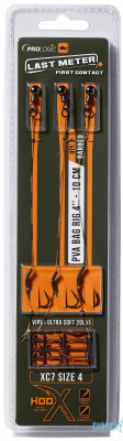 Оснастка карповая Prologic PVA Bag Rig 10cm 20lbs/XC7 Size 4 (3шт/уп)