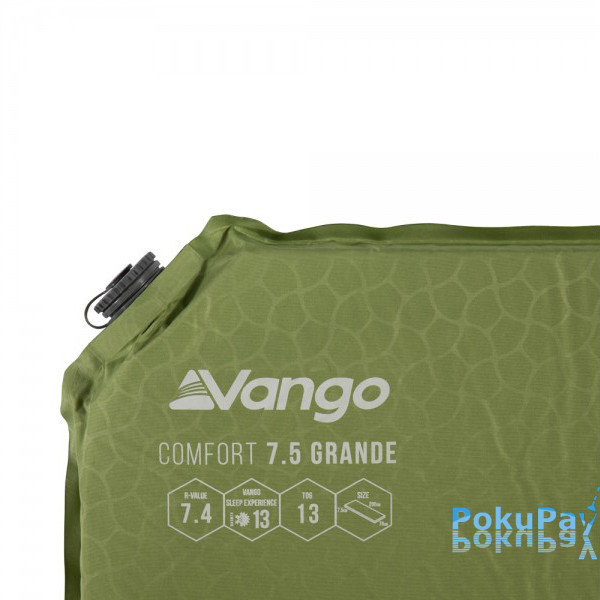 Килимок самонадувний Vango Comfort 7.5 Grande Herbal (SMQCOMFORH09M1K)