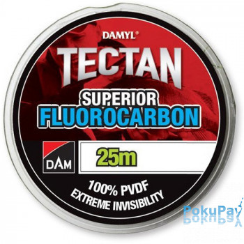 Флюорокарбон DAM Tectan Superior Fluorocarbon NEW 25m 0.35mm 7.6kg прозрачная (60634)