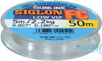 Флюорокарбон Sunline SIG-FC 30м 0.10мм 0.7кг поводковый