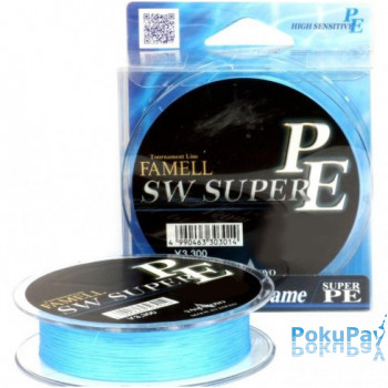 Шнур Yamatoyo SW Super PE Blue-Pe 150m #4 45 lbs синій