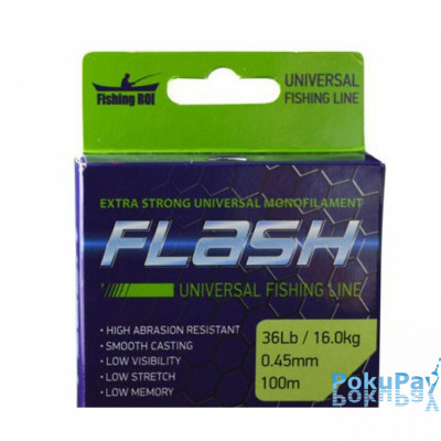 Fishing ROI FLASH Universal Line 100м 0,18мм 2.95кг (47-00-018)