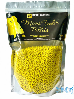 Пеллетс CCBaits Micro Feeder Pellets Sweetcorn (Сладкая кукуруза) 5mm 800g (К19939258)