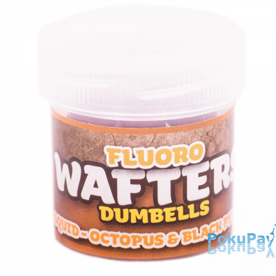 Бойлы CCBaits Fluoro Wafters Squid-Octopus Black Pepper 20шт (CCB003056)