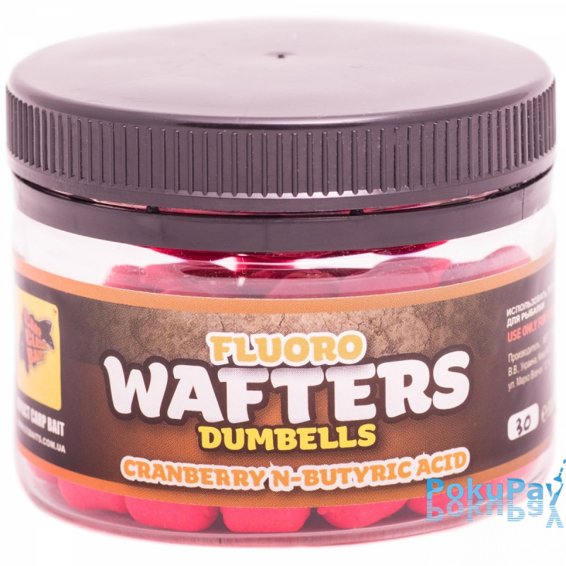 Бойлы CCBaits Fluoro Wafters Cranberry N-Butyric Acid 30gr (CCB002751)