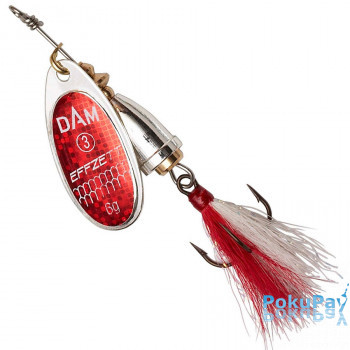 Блесна-вертушка DAM Effzett Executor с бородкой 4гр (reflex red)