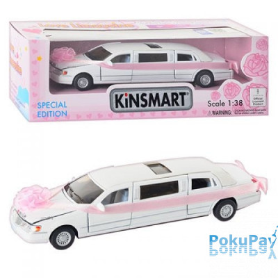 Автомодель Kinsmart (1:38) Lincoln Town Car Stretch Love Limousine 1999 (KT7001WW)