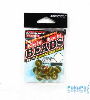 Бусинка Decoy B-1 Kachi Kachi Beads yellow M, 9 шт