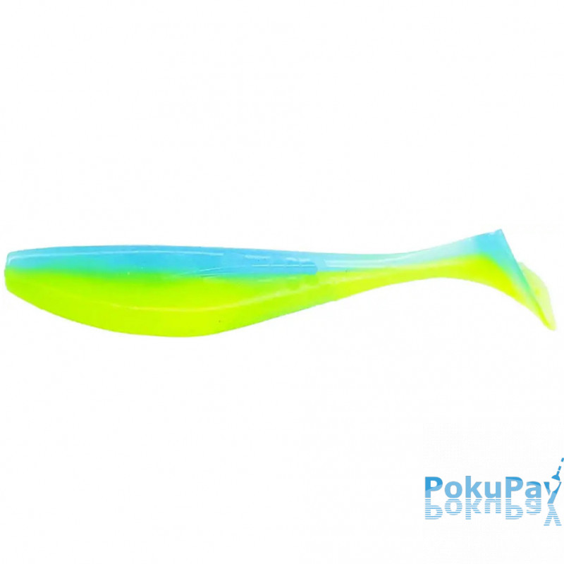 Віброхвіст FishUP Wizzle Shad 5 #206 - Sky/Chartreuse 4шт