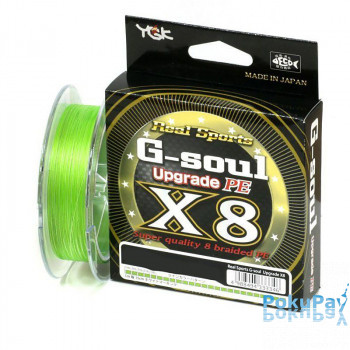 Шнур YGK G-Soul X8 Upgrade 150m салатовый #1.2/0.185mm 25lb/12.5kg
