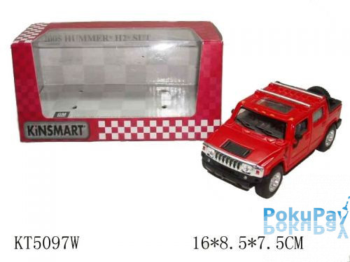 Автомодель Kinsmart (1:40) Hummer H2 SUT 2005 Красная (KT5097W)