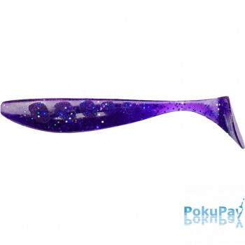 Віброхвіст FishUP Wizzle Shad 3 #060 - Dark Violet/Peacock&amp;Silver 8шт