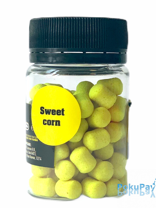 Бойлы CCBaits Fluoro Wafters Sweetcorn (Сладкая Кукуруза) 25g (CCB003059)