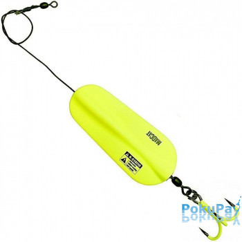 Блешня DAM Madcat A-Static Inline Spoon 125g 110mm fluo yellow UV (66120)