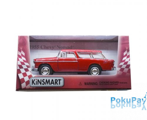 Автомодель Kinsmart (1:40) Chevy Nomad with roof color 1955 Красная (KT5331FW)