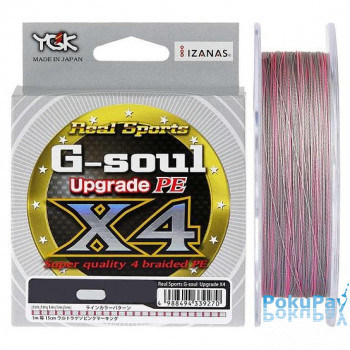 Шнур YGK G-Soul X4 Upgrade 200m серый #1.5/0.205mm 25lb/11.3