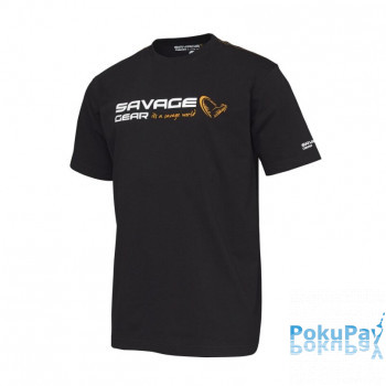 Футболка Savage Gear Signature Logo T-Shirt L black ink