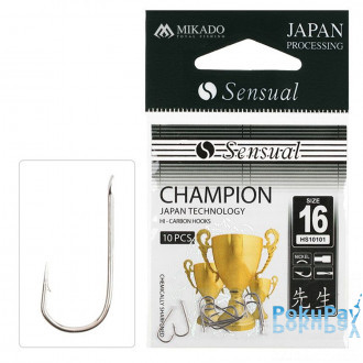 Крючок Mikado Sensual Champion №12 (лопатка) 10шт. (nickel)