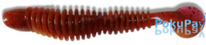 Виброхвост Reins Bubbling Shad 4 B65 (311 Brown Shrimp Red + 590 Fee Style Cola) 6шт
