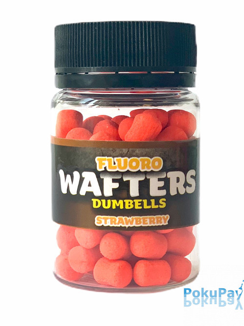 Бойлы CCBaits Fluoro Wafters Strawberry (Клубника) 25g (CCB003063)