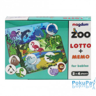 Гра настільна MIC Зоопарк Лото+Мемо (ME5032-21 EN)