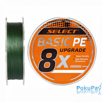 Шнур Select Basic PE 8x 150m Dark Green #1.5/0.18mm 22lb/10kg