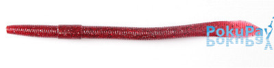 Слаг Lucky John Wacky Worm 5,7 Solid Red 6шт (140137-S25)