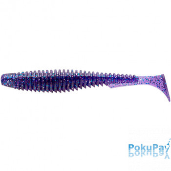 Віброхвіст FishUP U-Shad 3 #060 Dark Violet/Peacock &amp; Silver 9шт