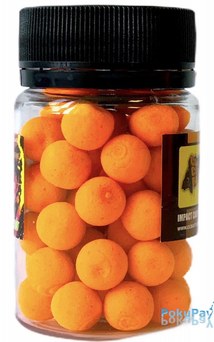 Бойлы CCBaits Fluoro Pop-Ups Tangerine (Мандарин) 10mm 20g