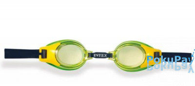 55601 очки для плавания 3-10 лет /12/ Желтый.