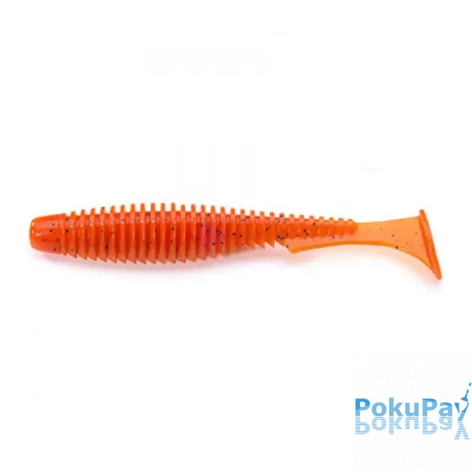 Віброхвіст FishUP U-Shad 2.5 #049 - Orange Pumpkin/Black 9шт