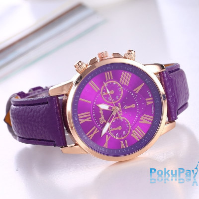 Жіночий годинник Geneva Platinum Purple